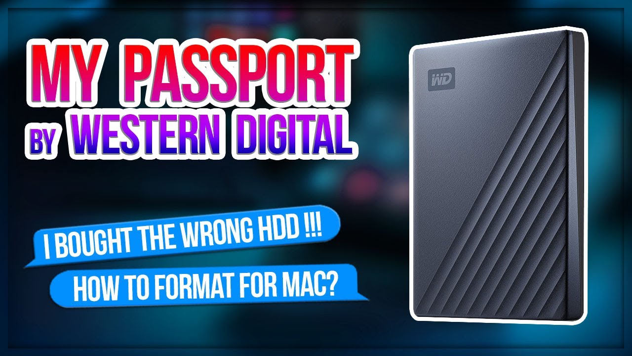 format my passport hard drive for mac and pc